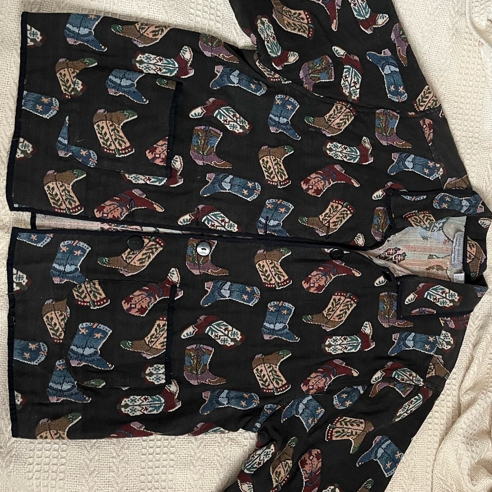 Jane Ashley Cowboy Boot Shacket